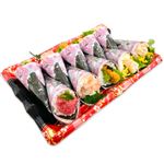 【予約】  人気の具材を集めた手巻寿司10本 1パック 【注文より4日後以降のお受取り ★】