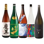 【予約】  魔王と人気芋焼酎5本セット（1800ml×5本） ※中部地区60点限定 【12月27日～12月31日のお受取り】
