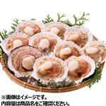 北海道産他 殻付ほたて貝（冷凍）1パック（10枚入り） 【10月24日～10月26日のお受取り】