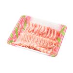 トップバリュ うまみ和豚 国産豚肉ばら超うす切り150g（100gあたり（本体）278円）