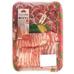 トップバリュ うまみ和豚 国産豚肉超うす切り盛り合わせ 400g（100gあたり（本体）238円）