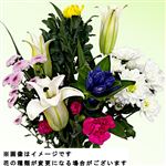 お供え花セット（大）ユリ1束【置き楽配送指定不可】