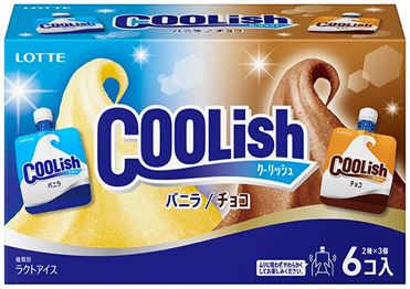 おうちでイオン イオンネットスーパー ロッテ クーリッシュ バニラ チョコ 80ml 6