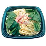 ベーコンとほうれん草のぺペロンチーノ