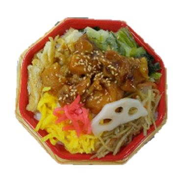 炭火焼風鶏照焼の五目御飯