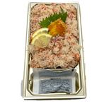 【予約商品】 魚屋のずわいがに海鮮丼（うに・いくら入 1パック 【7月4日～7月6日のお受取り】