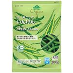 トップバリュ グリーンアイ オーガニック いんげん 200g
