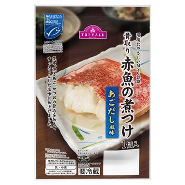 おうちでイオン イオンネットスーパー トップバリュ 骨取赤魚煮付けあご 1切 おうちでイオン イオンネットスーパー トップバリュ 骨取赤魚煮付けあご 1切