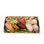 【魚屋の鮨】 本鮪と自慢のネタのご馳走にぎり鮨（うに・いくら・えび入）10貫 【8月13日～8月15日のお受取り】