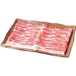 トップバリュ うまみ和豚 国産豚肉ばら超うす切り 250g（100gあたり（本体）278円）1パック