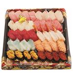 【予約商品】【魚屋の鮨】 魚屋のにぎり鮨（いくら・うに・えび入）40貫 1パック 【8月9日～8月15日のお受取り】