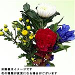 お供え花セット（中）白灯1束【置き楽配送指定不可】