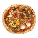 ピッツアソリデラ 父の日クワトロピッツァ 1パック ホールサイズ：10インチ（25センチ） 【6月13日～6月15日の受取り】 【12時以降の受取り】