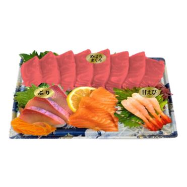 おうちでイオン イオンネットスーパー まぐろが主役 お刺身盛り合わせ えび入 1パック お刺身 のネタは仕入れによって変更になる場合がございます えびの入荷がない場合がございます