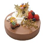 【クリスマス予約】 ロイヤル胎内パークホテル チョコレートムース 直径約15cm×高さ約4cm 【12月23日、24日の配送になります】