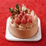 【クリスマス予約】 丸屋本店 クリスマスガトーショコラ 5号 直径約15cm×高さ約6cm 【12月23日、24日の配送になります】