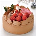 【クリスマス予約】 丸屋本店 クリスマスガトーショコラ 6号 直径約18cm×高さ約6cm 【12月23日、24日の配送になります】