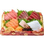 本鮪入りお刺身盛り合わせ 6点（えび入り）1パック 【8月13日～8月15日のお受取り】【14時～18時お受取りのみ】