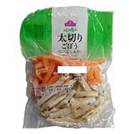 トップバリュ 減の恵み  太切りごぼう（にんじん入り）1袋