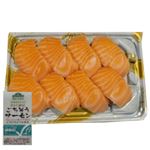 【魚屋の鮨】ASC認証 アトランティックサーモン握り鮨 8貫入 1パック 【8月8日～8月17日の受取り】