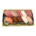 【魚屋の鮨】魚屋のご馳走握り鮨（いくら・えび入）10貫入 1パック 【8月16日～8月17日の受取り】