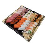 【ごちそう予約】 本まぐろ中とろとかんぱちの贅沢握り寿司 40貫入【わさびなし】1パック ※【5日後以降配送】