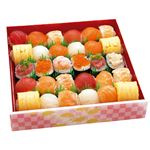 【ごちそう予約】 彩り手まり寿司 30貫入 1パック ※【5日後以降配送】