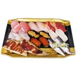 【ごちそう予約】 活け〆煮穴子が入ったご馳走にぎり鮨（いくら・えび入）18貫入 1パック ※【5日後以降配送】