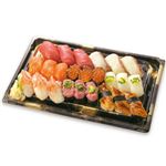 ★【予約】 本まぐろと愛媛県産真鯛のお奨め握り 24貫入【わさびなし】1パック ※【3月20日～5月11日までの配送限定】