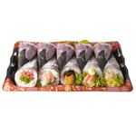 ★【予約】 人気の具材を集めた手巻寿司 10本入【わさびなし】1パック ※【3月20日～5月11日までの配送限定】