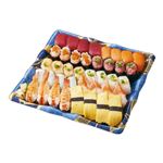 【ごちそう予約】 3種の海老入り味わい握り寿司 40貫入【わさびなし】1パック ※【5日後以降配送】