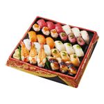 【ごちそう予約】 本まぐろ赤身と愛媛県産真鯛のお奨め握り寿司 30貫入【わさびなし】1パック ※【5日後以降配送】