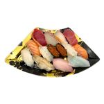 【魚屋の鮨】魚屋の山盛り握り鮨（いくら・えび入）14貫入 1パック 【8月9日～8月11日の受取り】