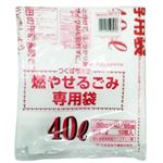 日本技研 つくば市指定 燃やせるごみ袋 40L×10枚入