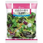 10品目の彩りサラダ レタスやパプリカ