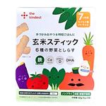 【7ヶ月～】MiL 玄米スティック 6種の野菜としらす 12g（6g×2袋）
