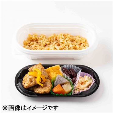 かやくご飯と豆腐つくね弁当