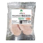 【冷凍】 トップバリュグリーンアイナチュラル国産純輝鶏やわらか仕立て味付ささみ500g（100gあたり（本体）196円）1パック