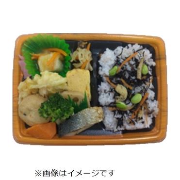 和風おかずの黒米弁当