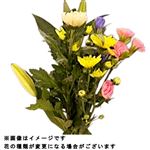 お供え花セット大 オリエンタルユリ 1束【置き楽配送指定不可】
