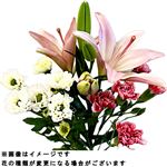 和花セット ピンク系 1束【14時以降の配送限定】【置き楽配送指定不可】【入荷状況によりお届け出来ない場合がございます】