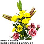 和花セット 黄系 1束【14時以降の配送限定】【置き楽配送指定不可】【入荷状況によりお届け出来ない場合がございます】