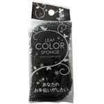 オーエ リーフカラースポンジ ブラック 1個