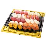 【予約】 【魚屋の鮨】本鮪と自慢のネタのご馳走にぎり鮨（うに・いくら・えび入）30貫入 1パック 【12月29日～1月4日の受取り】