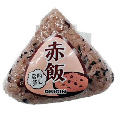 おうちでイオン イオンネットスーパー オリジン弁当 おにぎり 赤飯 1個 ご注文は14時ー16時までの配送とさせていただきます