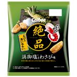 カルビー 絶品かっぱえびせん浜御塩とわさび味 50g