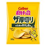 カルビー ポテトチップス ザ厚切りのためののりしお味 55g