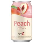 麹醇堂 米マッコリ 桃 缶 350ml