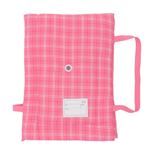 【6歳頃～12歳頃まで】先染め防災頭巾（薄赤）サイズ フリー