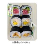 中巻3色セット 6巻（鮪たたき・ツナ玉・納豆）1パック】【12時以降のお渡し限定】